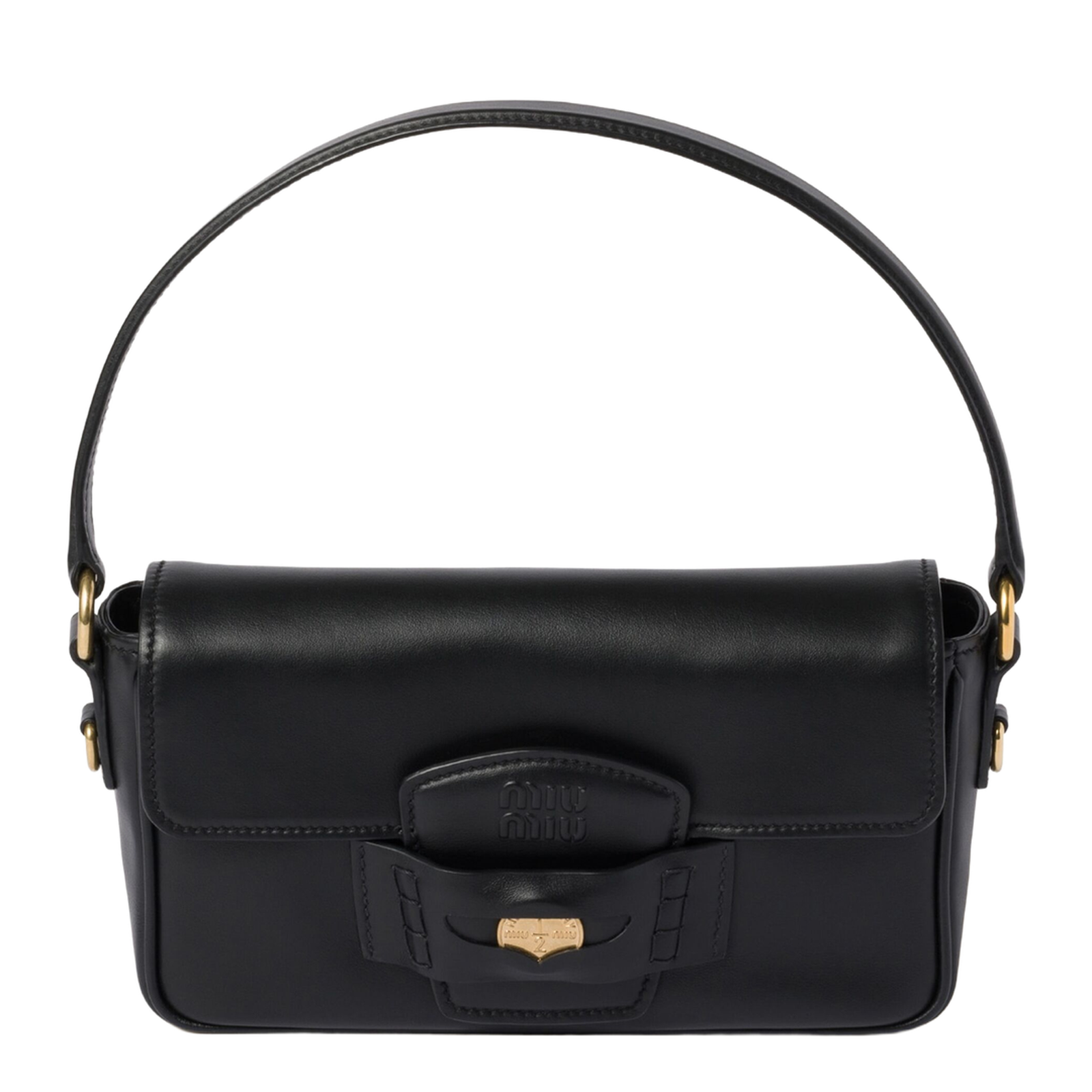Black Penny Shoulder Bag