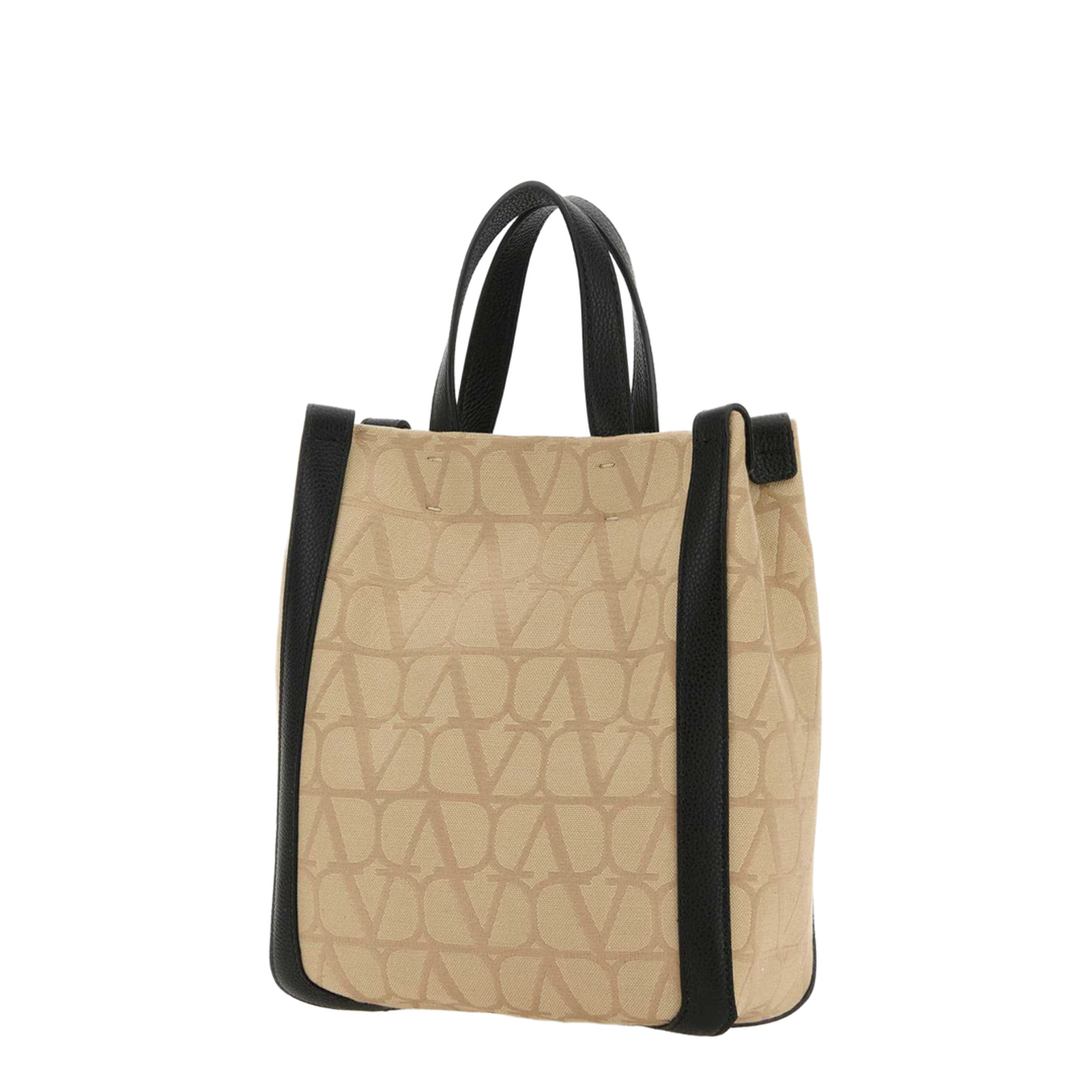 Beige Toile Iconographe Fabric Handbag