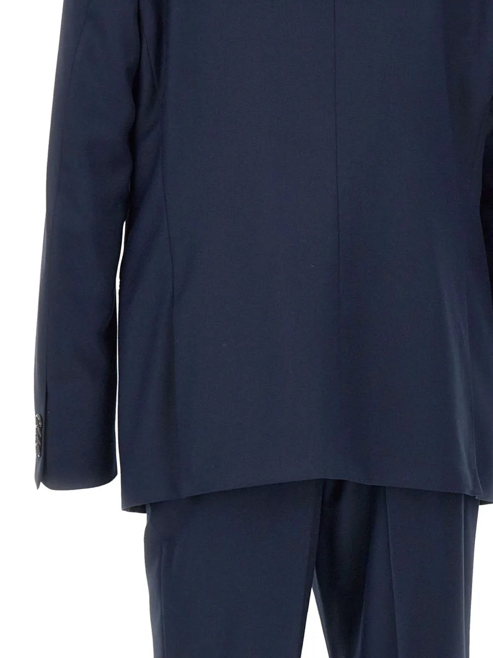 peak lapel three-piece suit