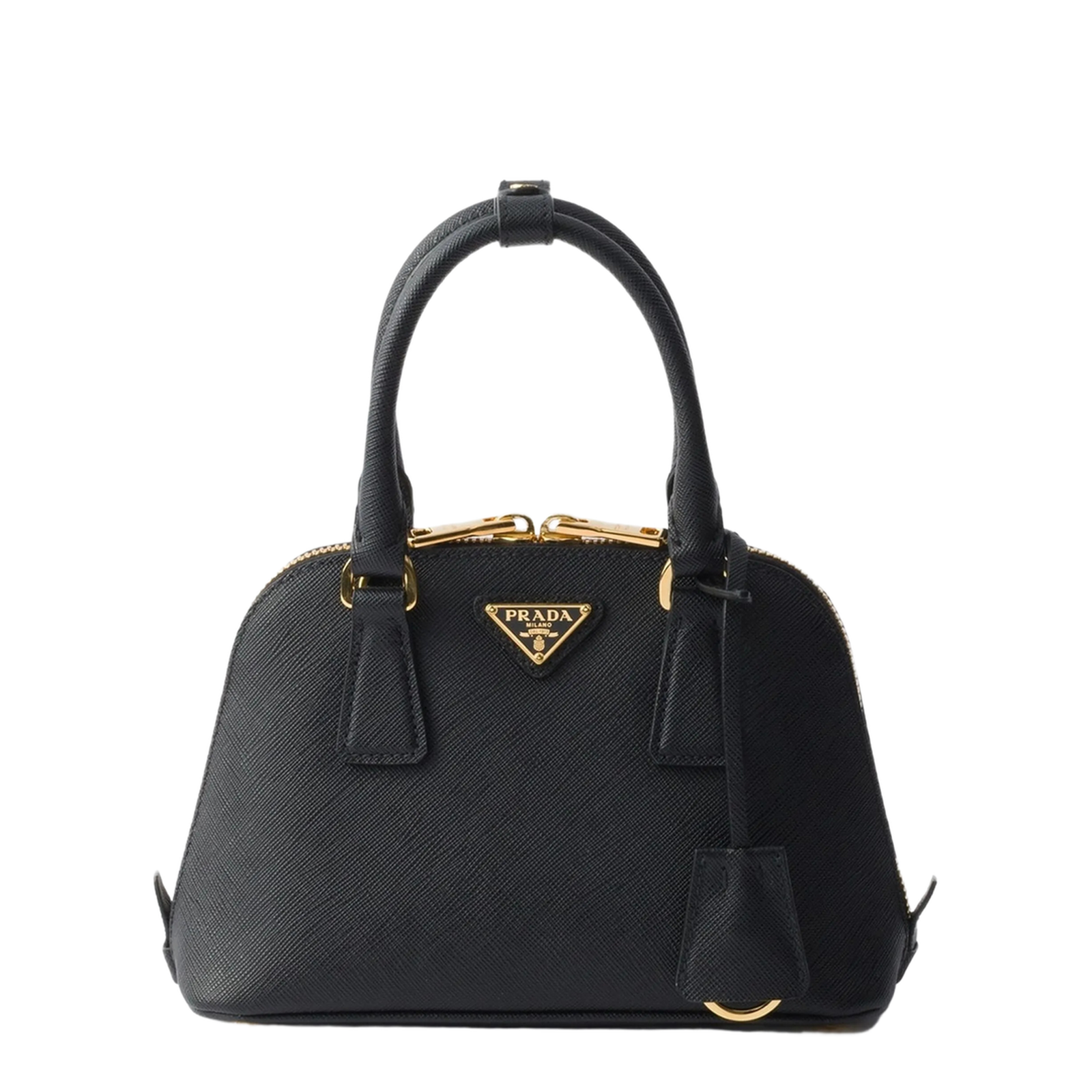 Elegant Black Leather Handbag
