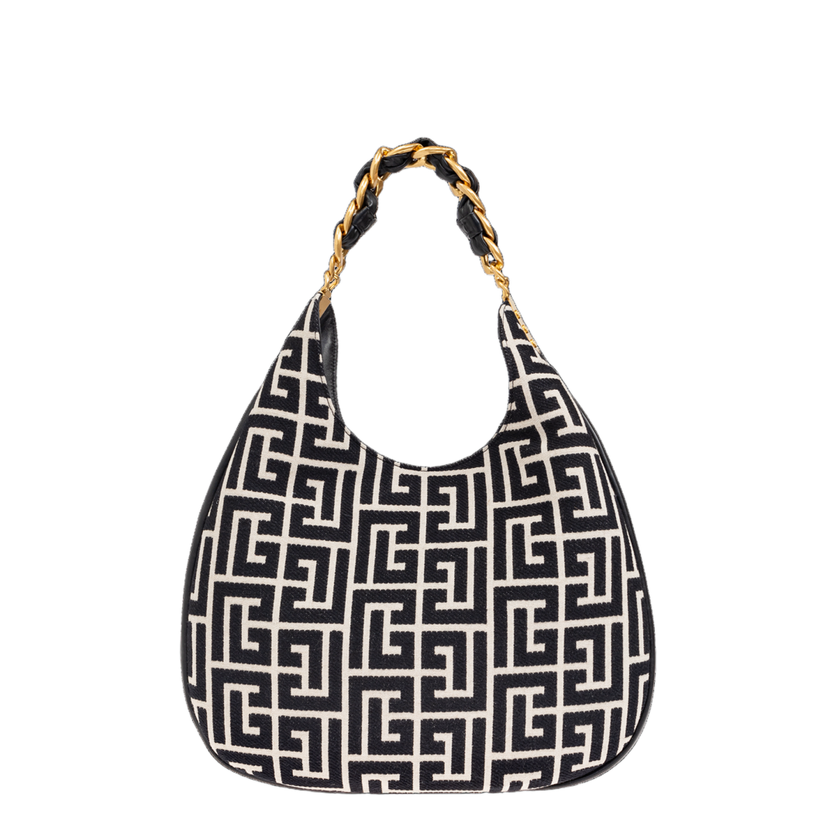 1945 Soft Hobo Large Monogrammed Jacquard Tote Bag