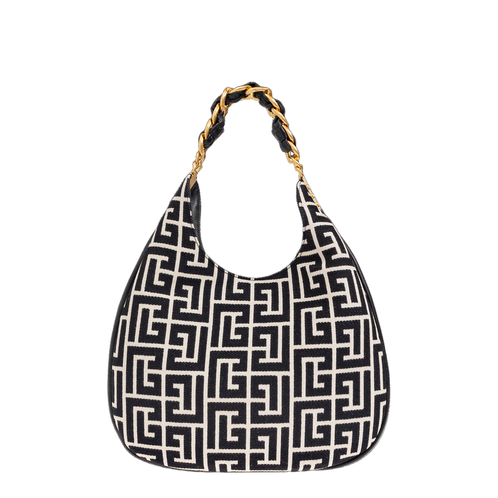 1945 Soft Hobo Large Monogrammed Jacquard Tote Bag