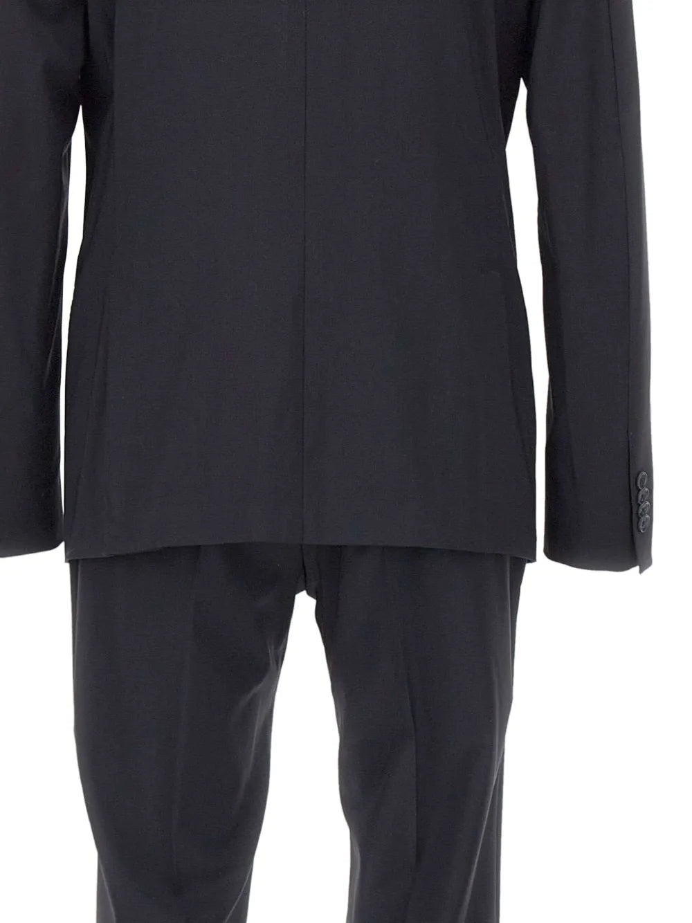 two-button flap-pocket suit