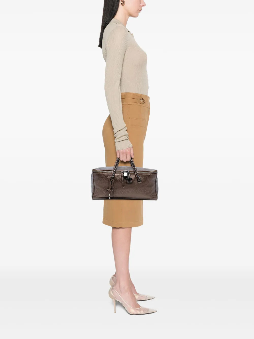2005-2006 Large CC Luxe Ligne Bowler handbag
