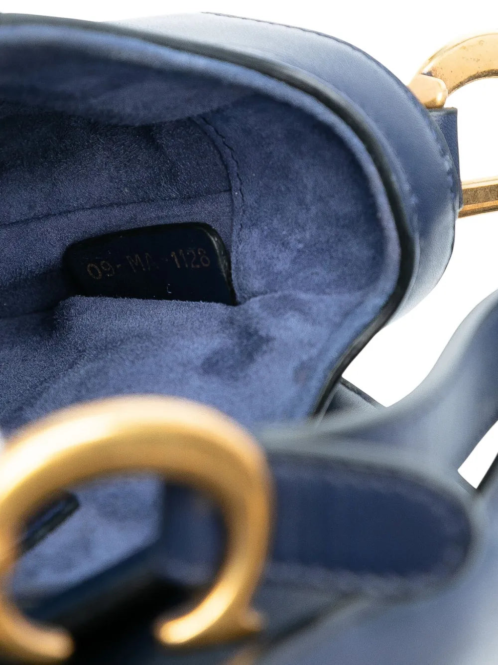 2018 Mini Smooth Calfskin Saddle Bag satchel