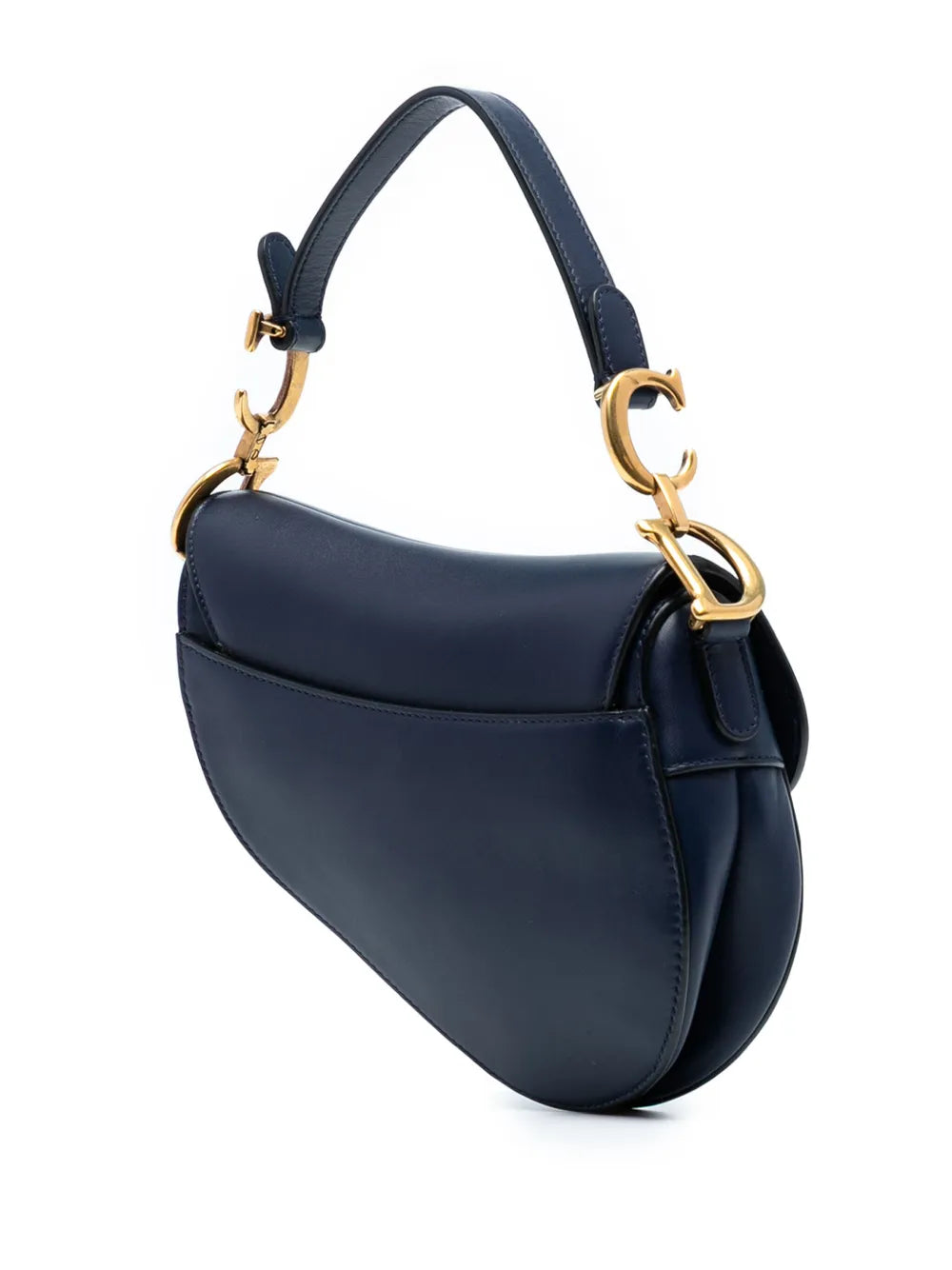2018 Mini Smooth Calfskin Saddle Bag satchel