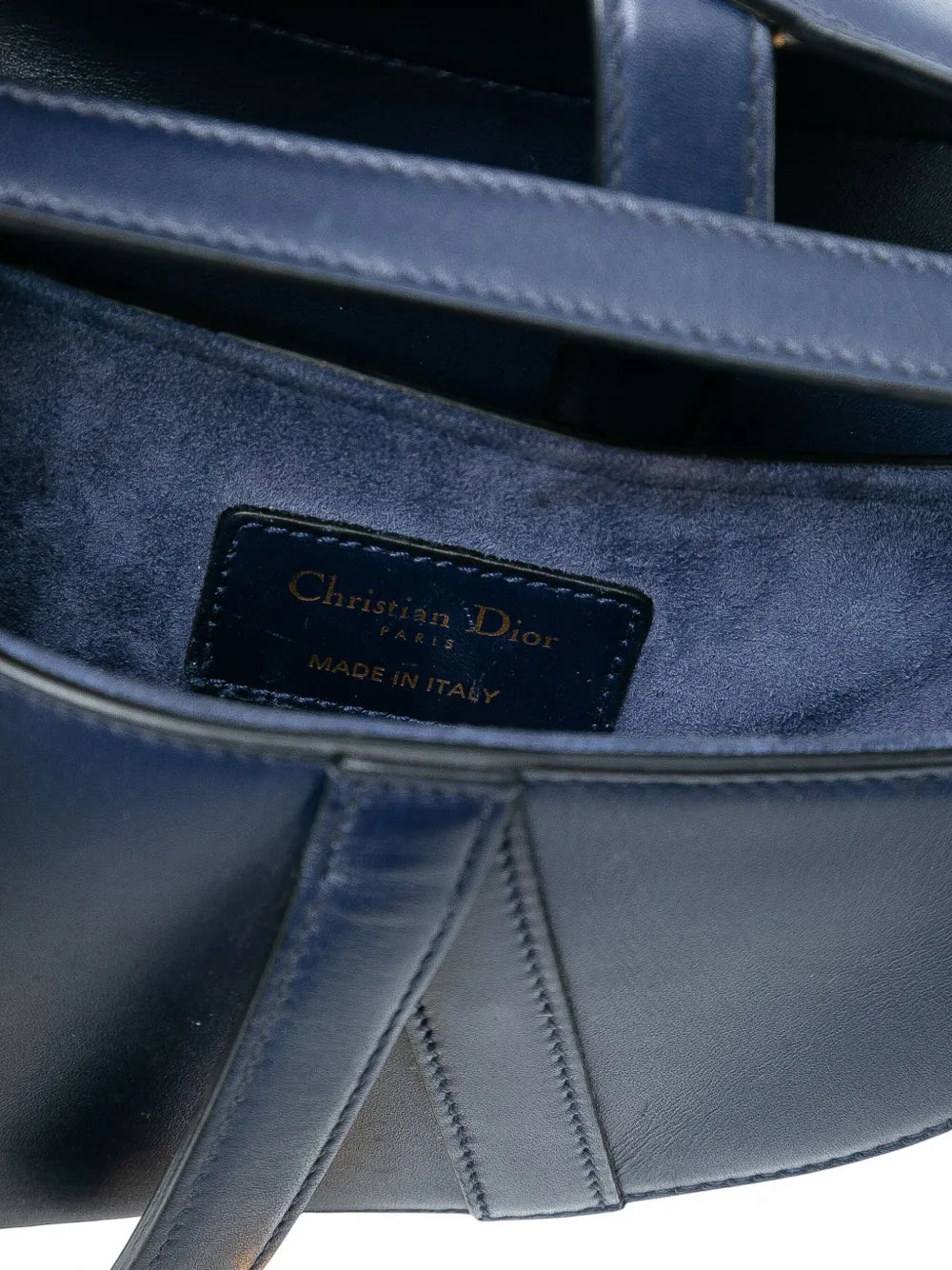 2018 Mini Smooth Calfskin Saddle Bag satchel