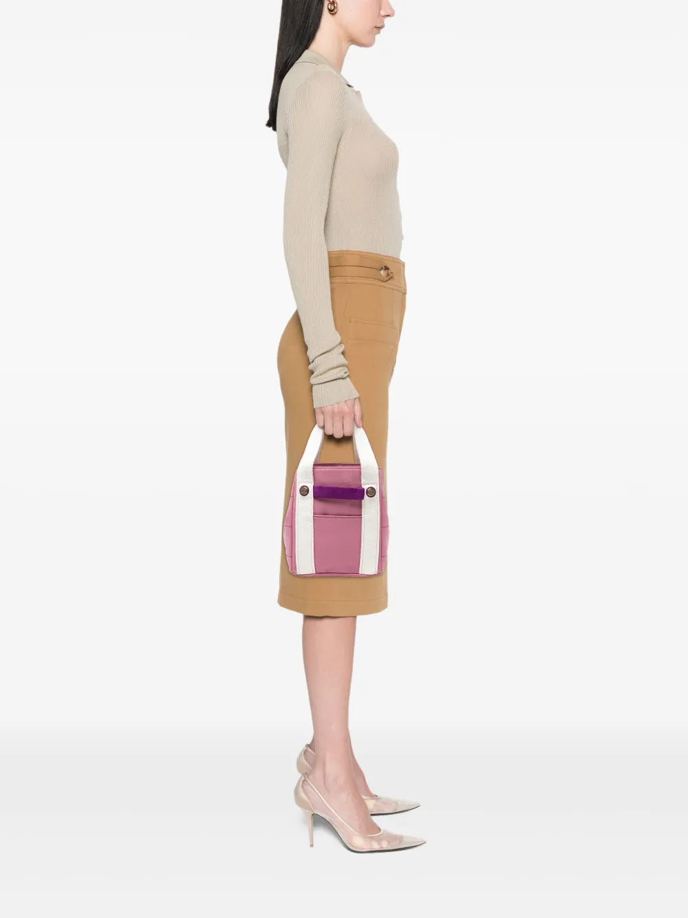 2003-2004 Canvas Square Stitch tote bag