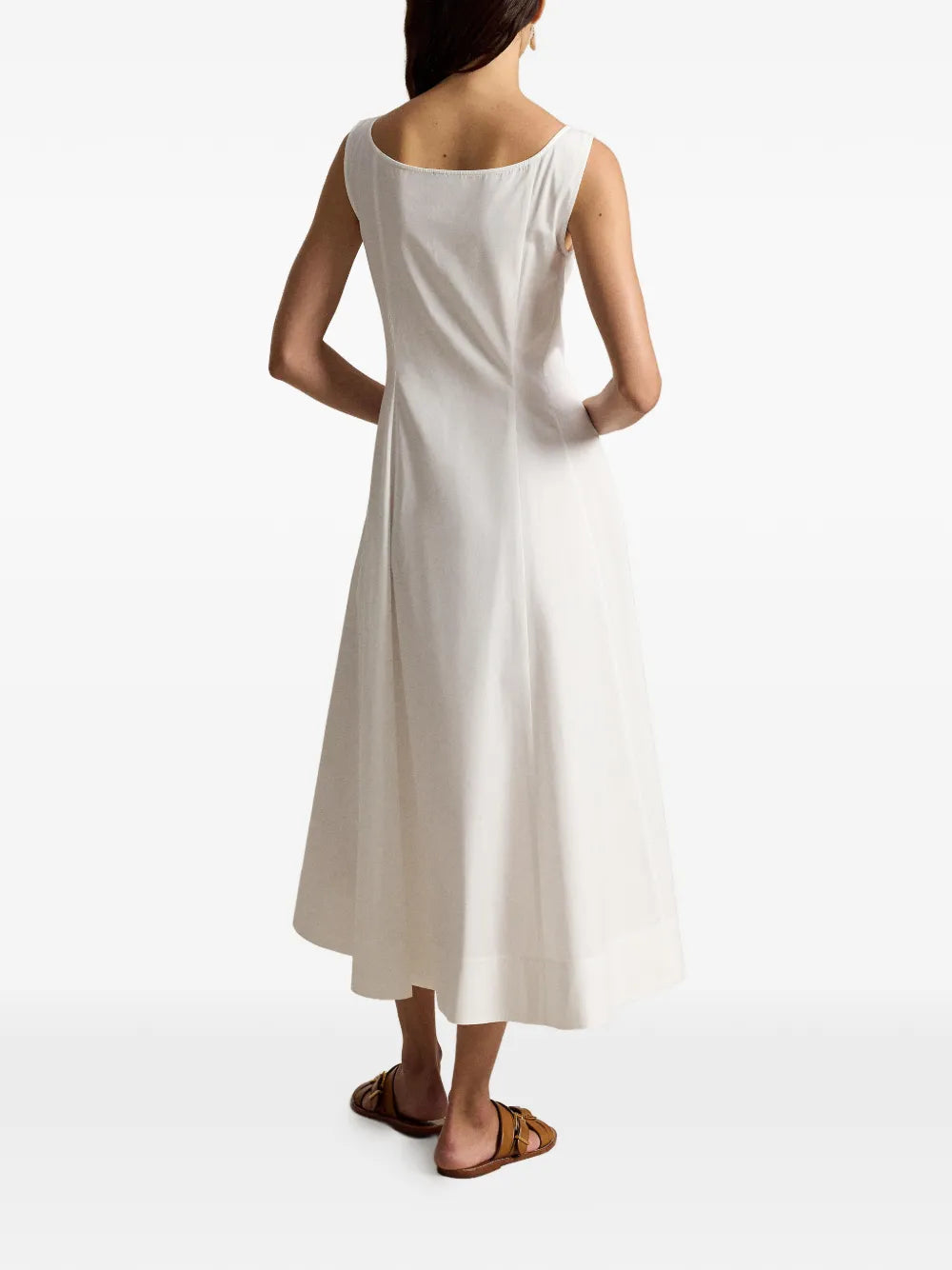 button-up midi dress