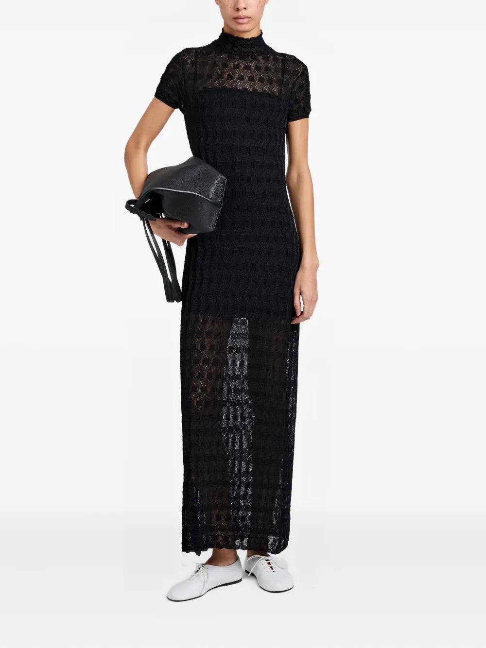 Zein textured midi dress