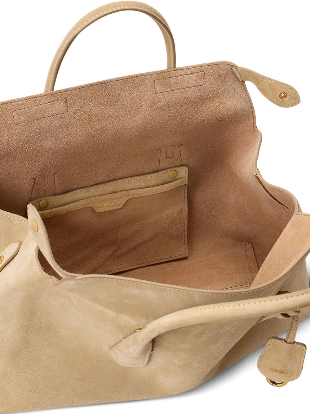 Bellport suede satchel tote bag