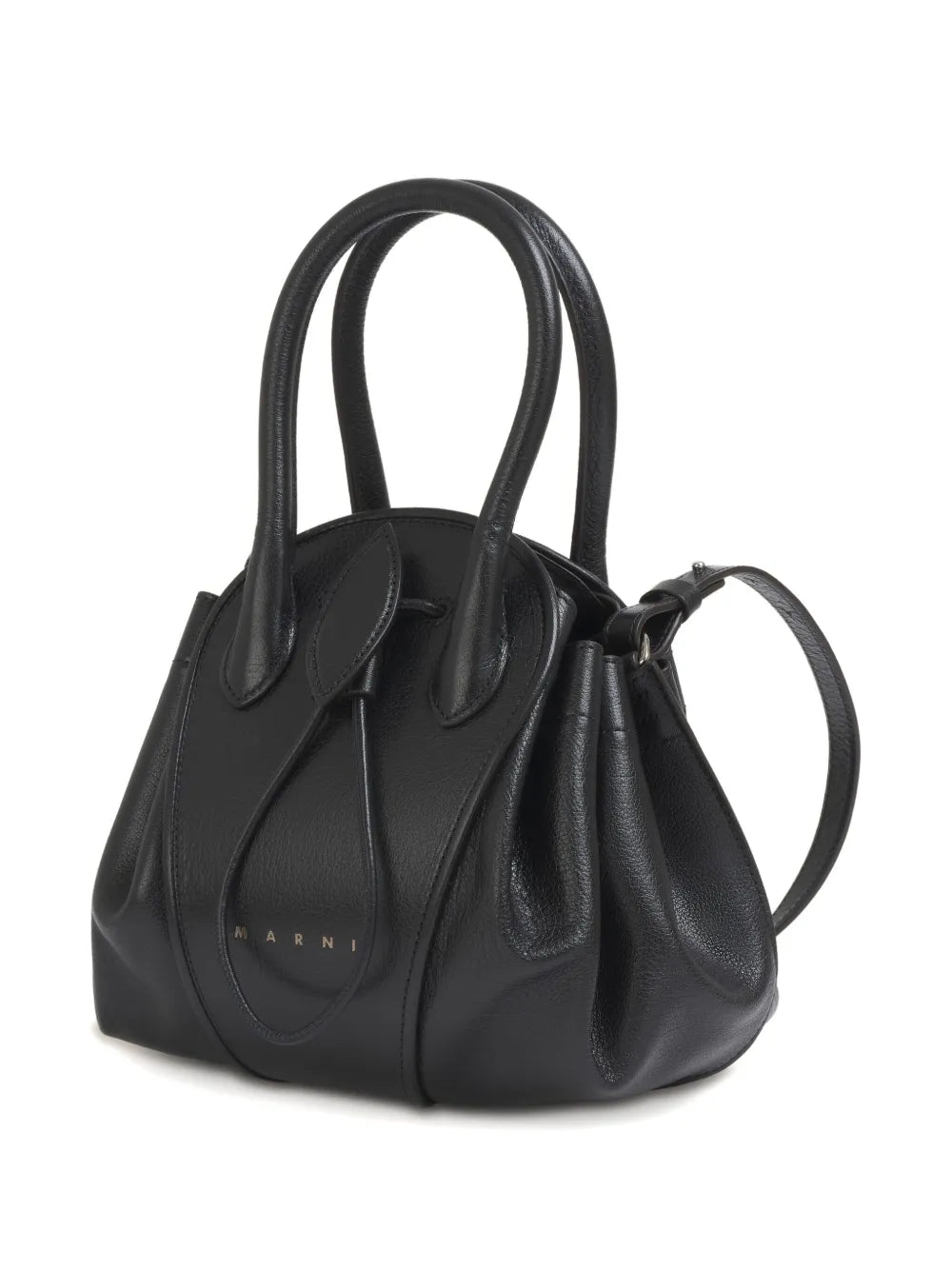 tubular handle tulipea shoulder bag