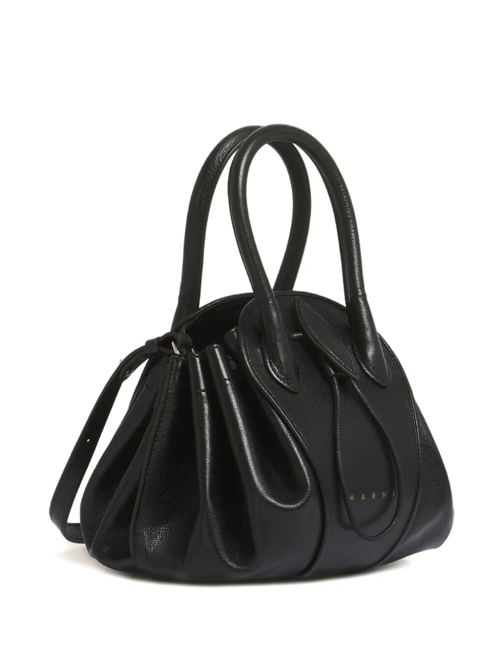 tubular handle tulipea shoulder bag