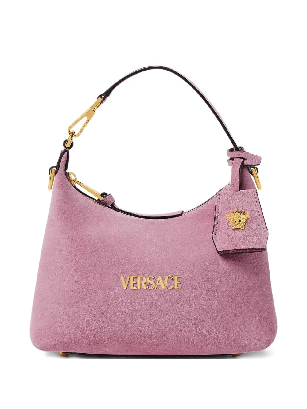 Tag logo shoulder bag