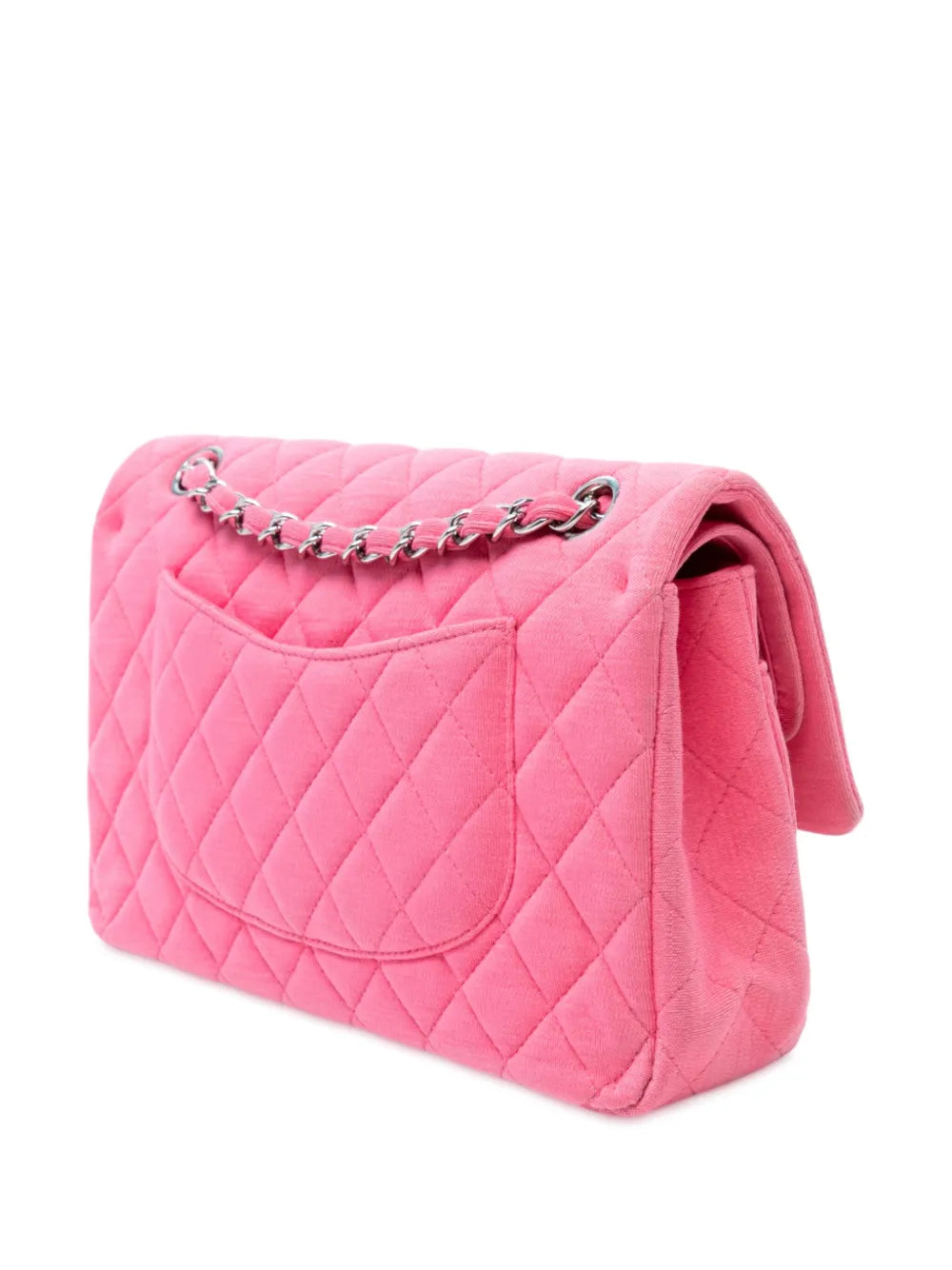 2014 Medium Classic Jersey Double Flap shoulder bag