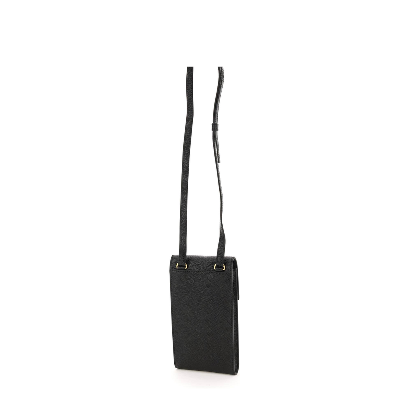 Crossbody Phone Holder Leather Black