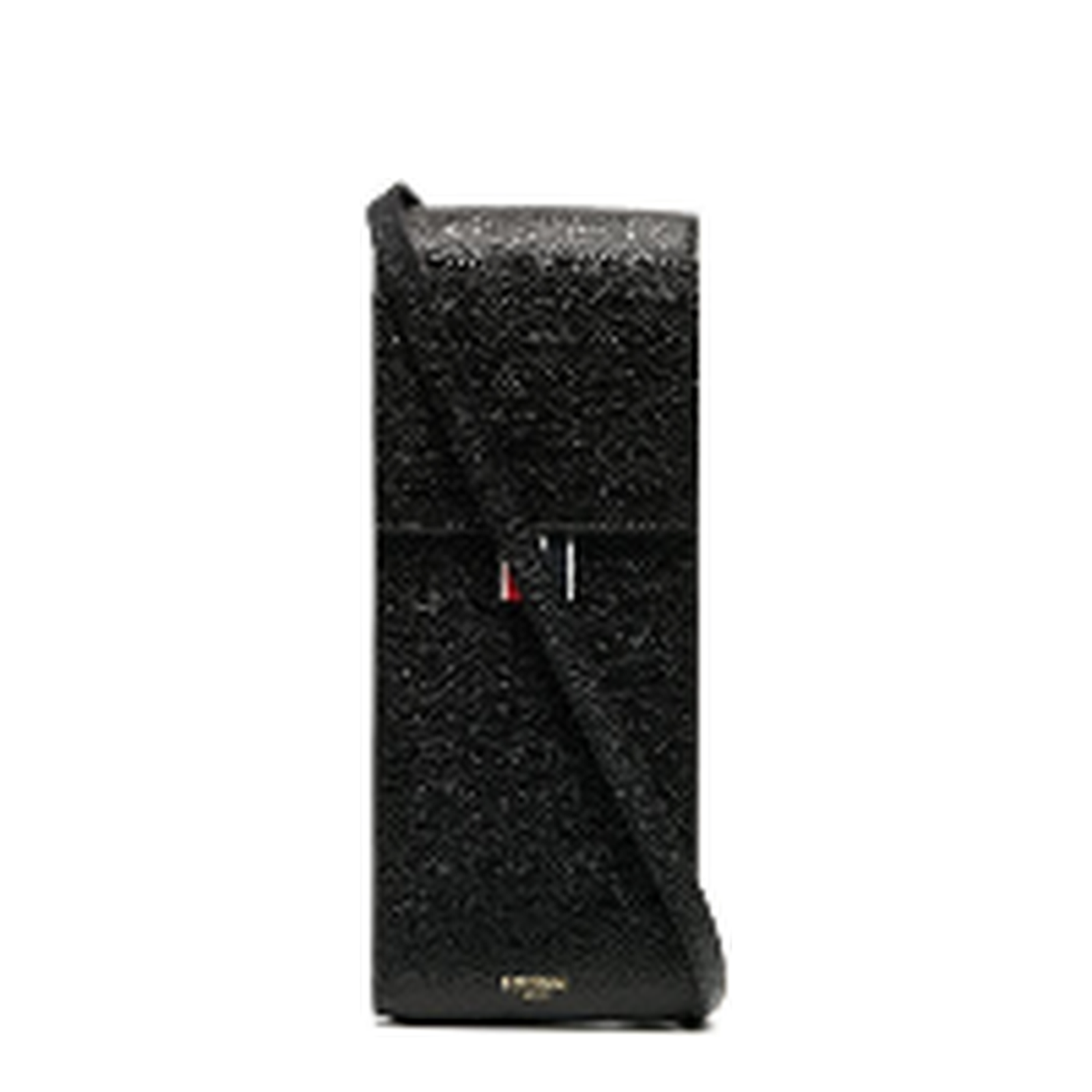Crossbody Phone Holder Leather Black