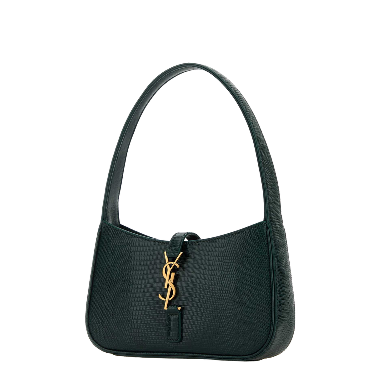 Lizard Mini Le 5 A 7 Shoulder Bag Leather Dark Green