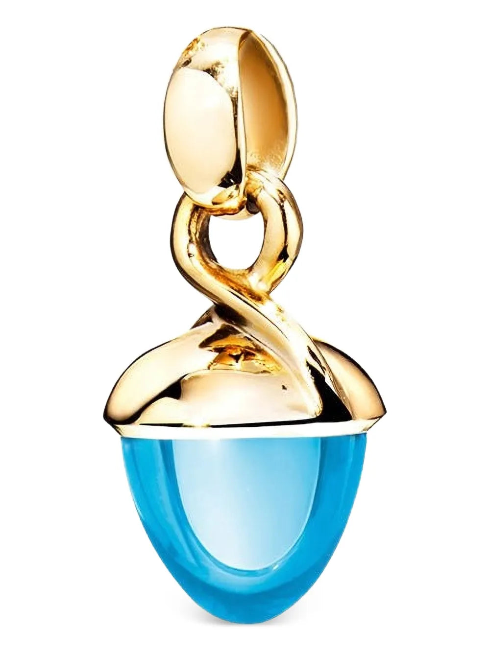 18K yellow gold Mikado Bouquet topaz pendant 