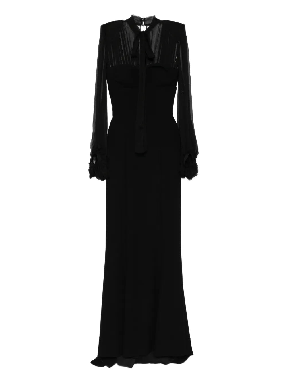 Margot long-sleeve maxi dress
