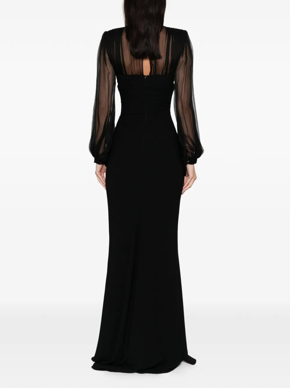 Margot long-sleeve maxi dress