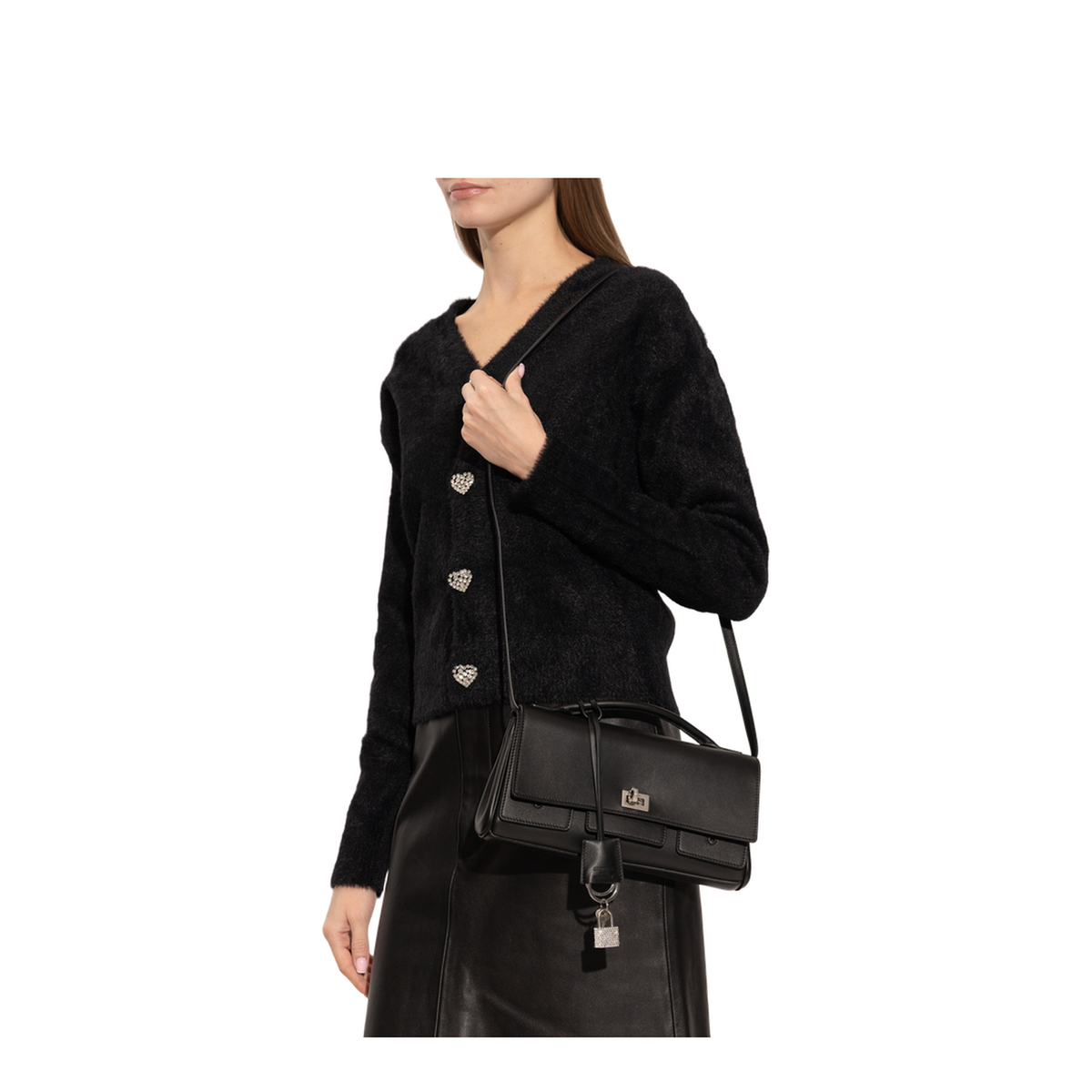 Air Small Handbag Leather Black