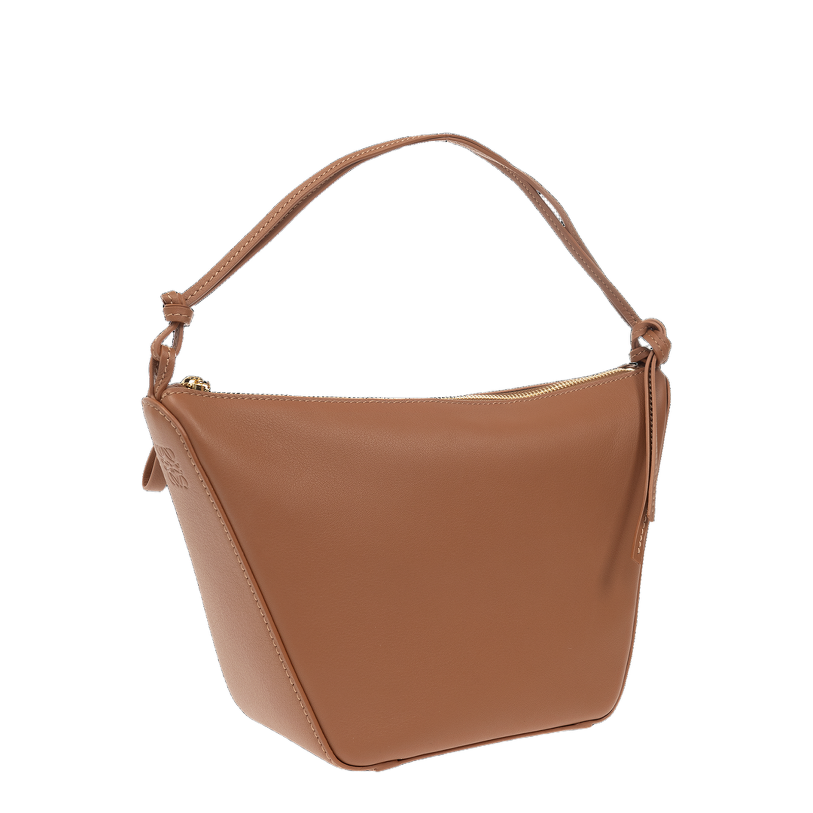 Hammock Mini Leather Shoulder Bag - Tan