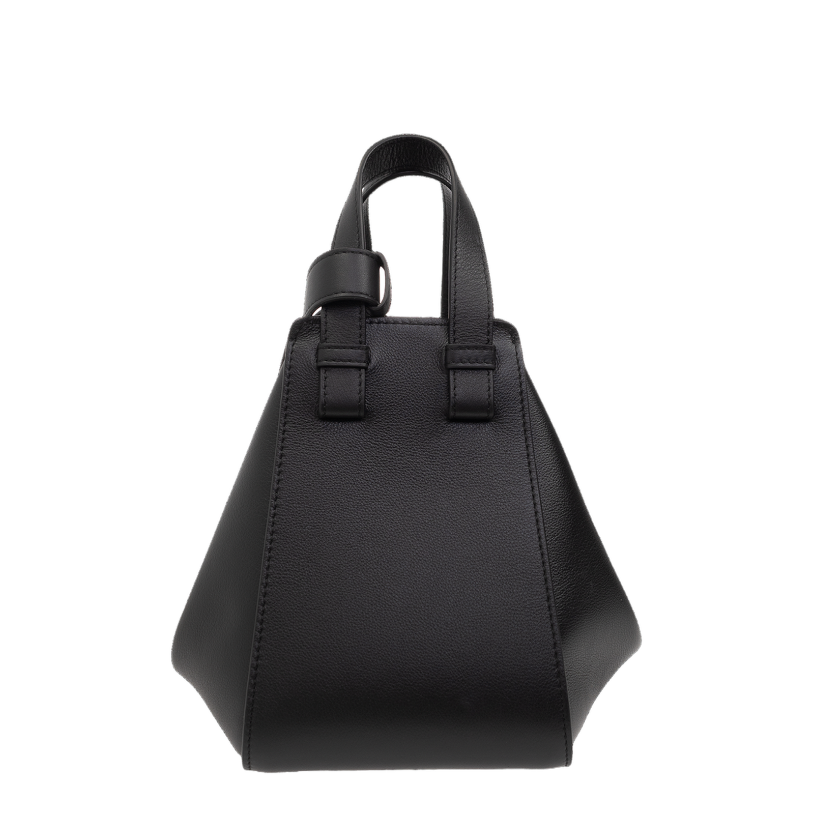 Hammock Leather Shoulder Bag - Black