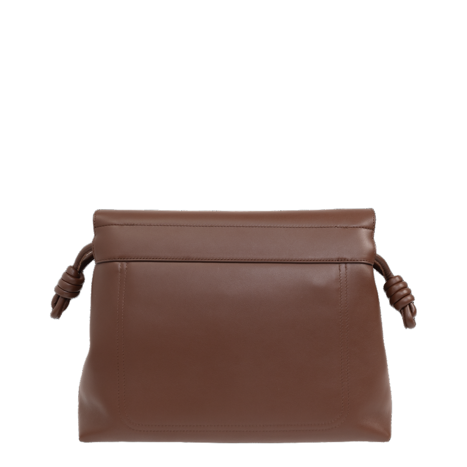 Flamenco Calfskin Shoulder Bag - Brown