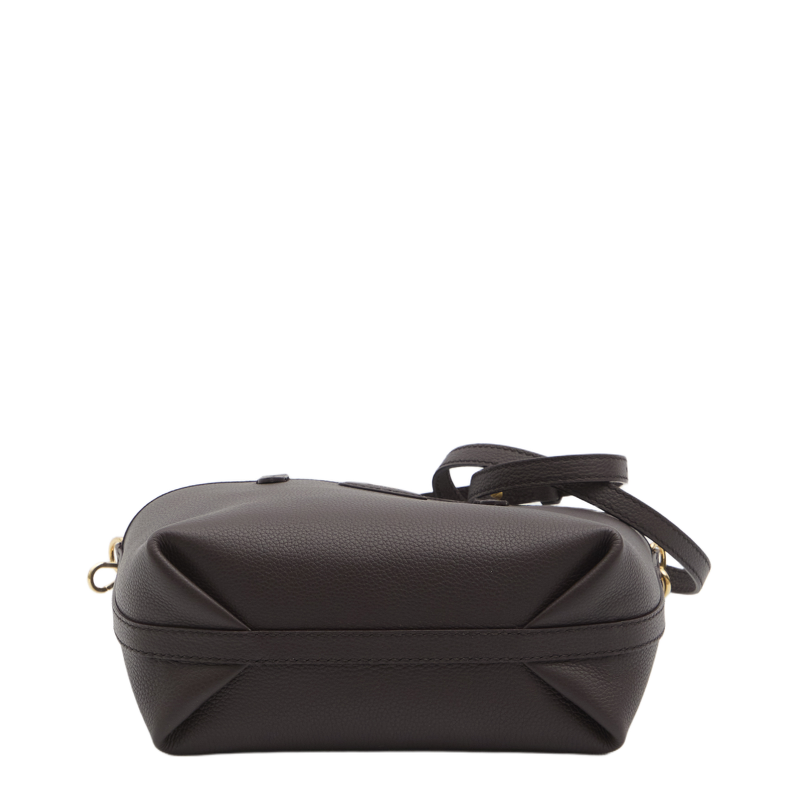 Mini Reversible Brown Leather Bag