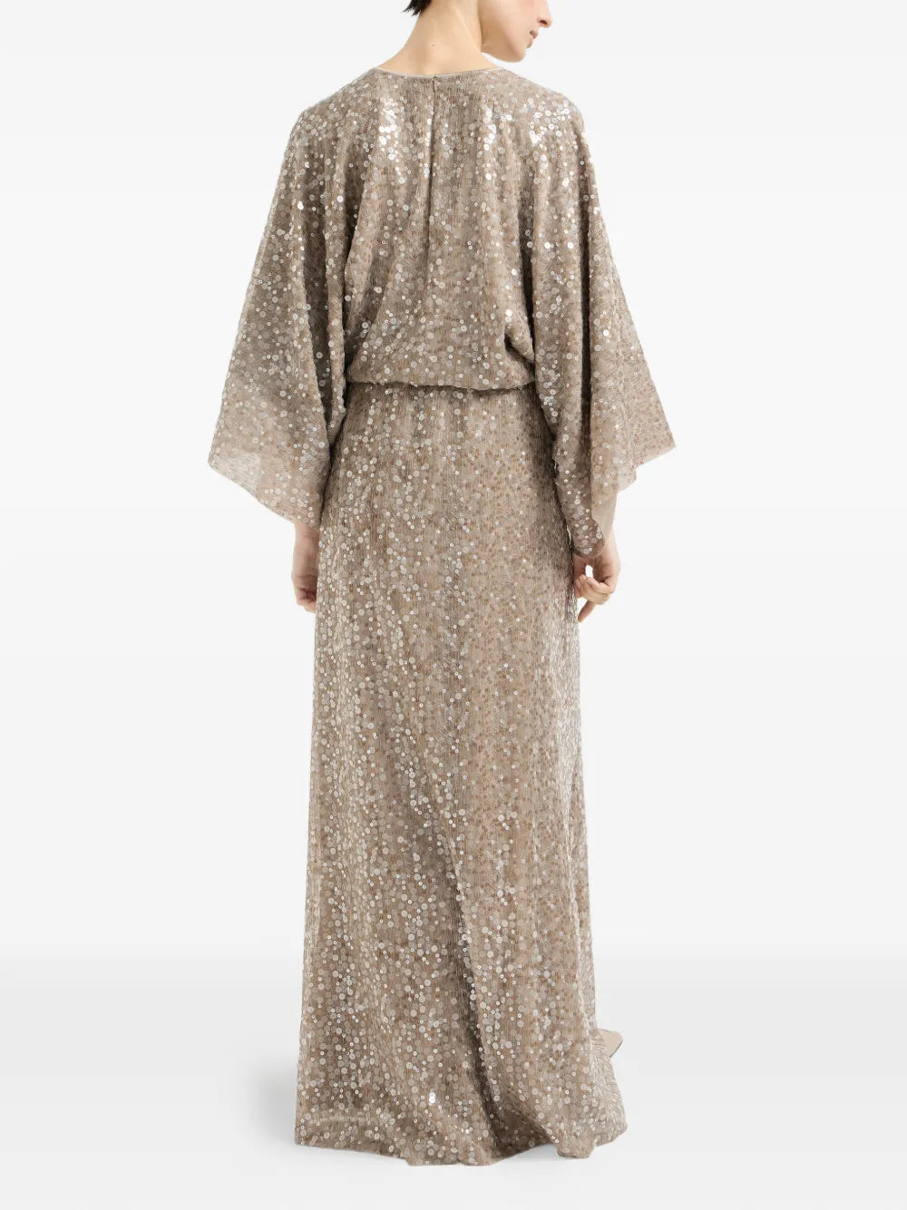 sequin-embellishment maxi dress