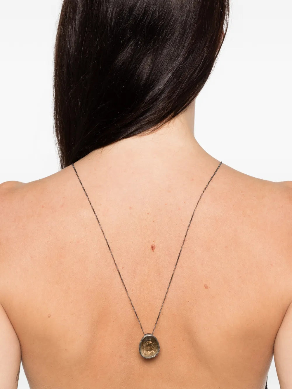 sterling silver diamond and quartz necklace