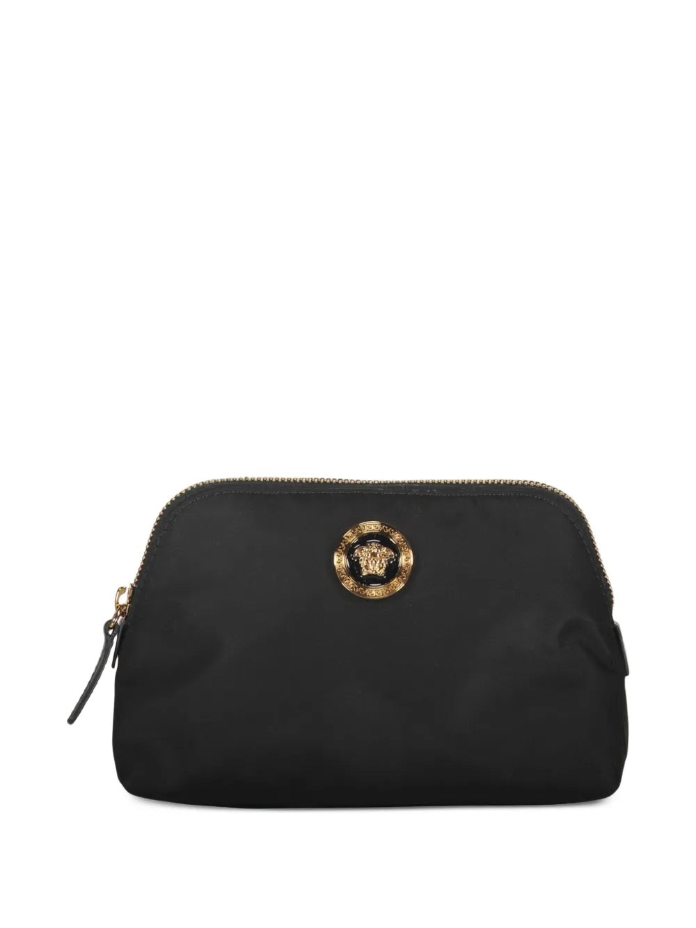 logo-plaque make-up bag