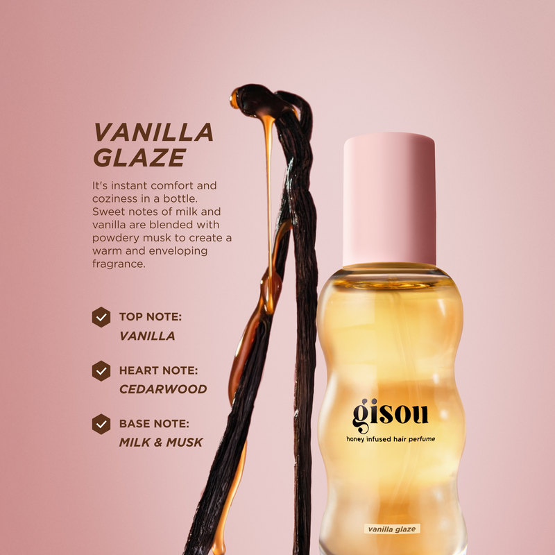 Honey Infused Hair Perfume Vanilla Glaze