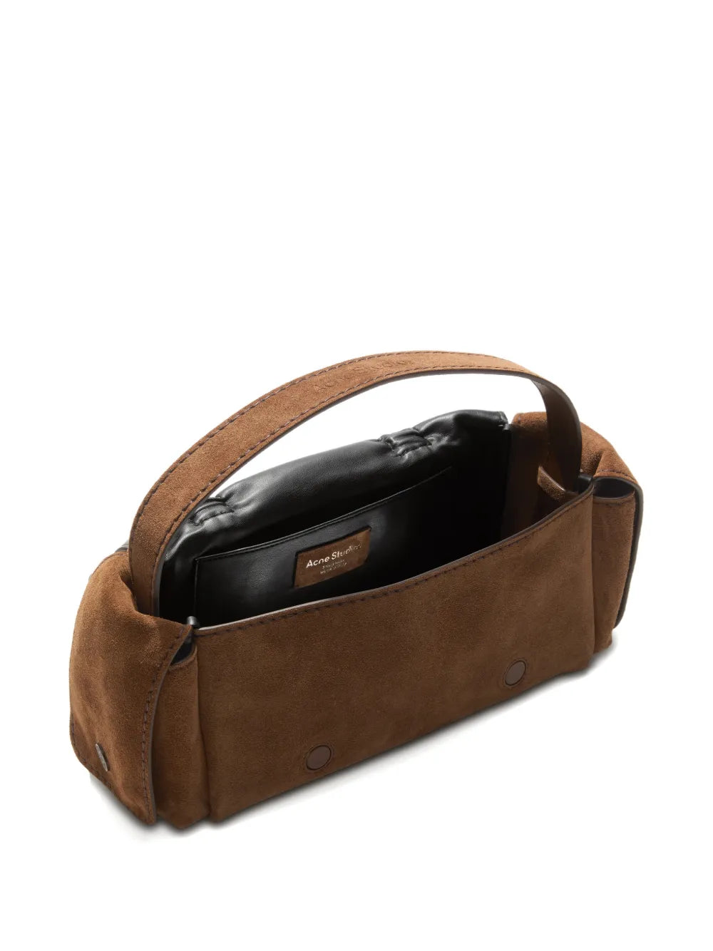 drawstring-detail leather shoulder bag