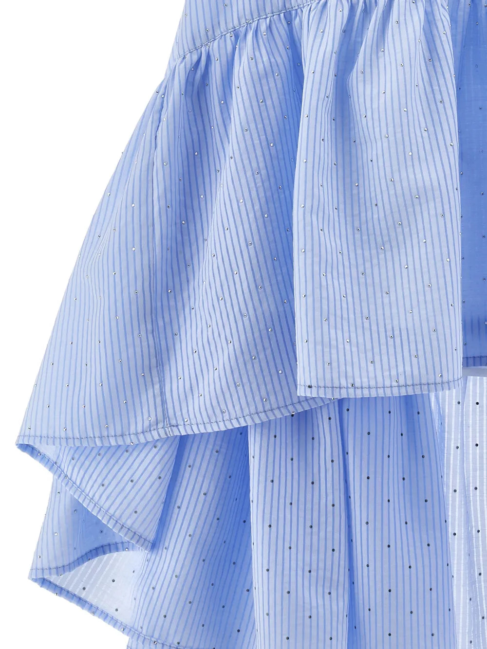 ruffled-collared dress