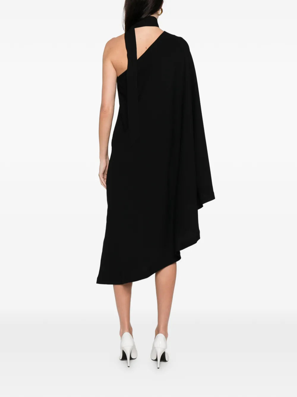 tie detail midi dress