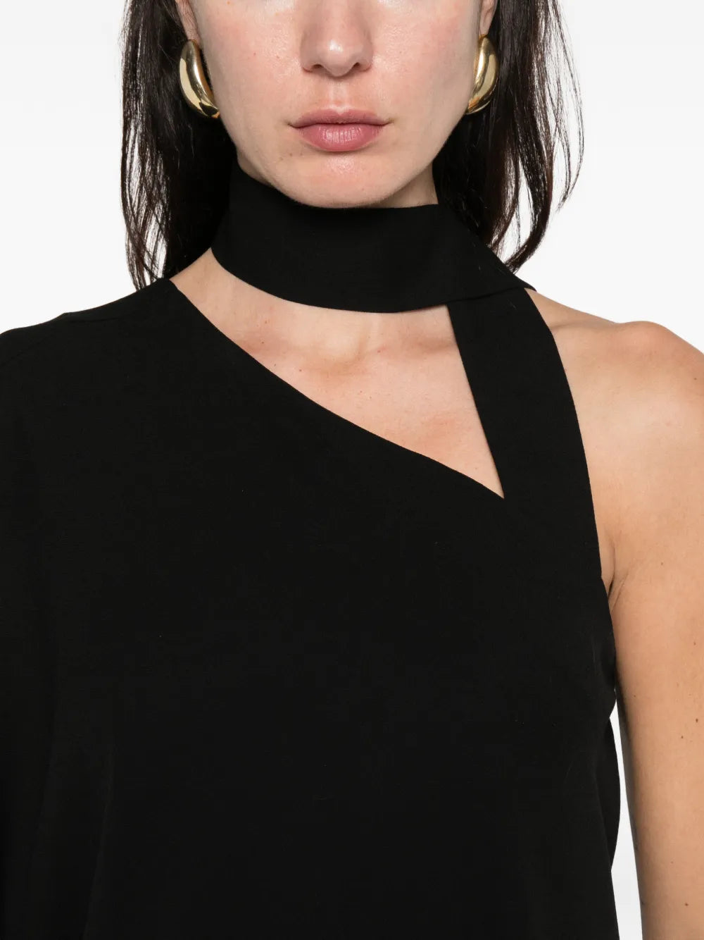 tie detail midi dress