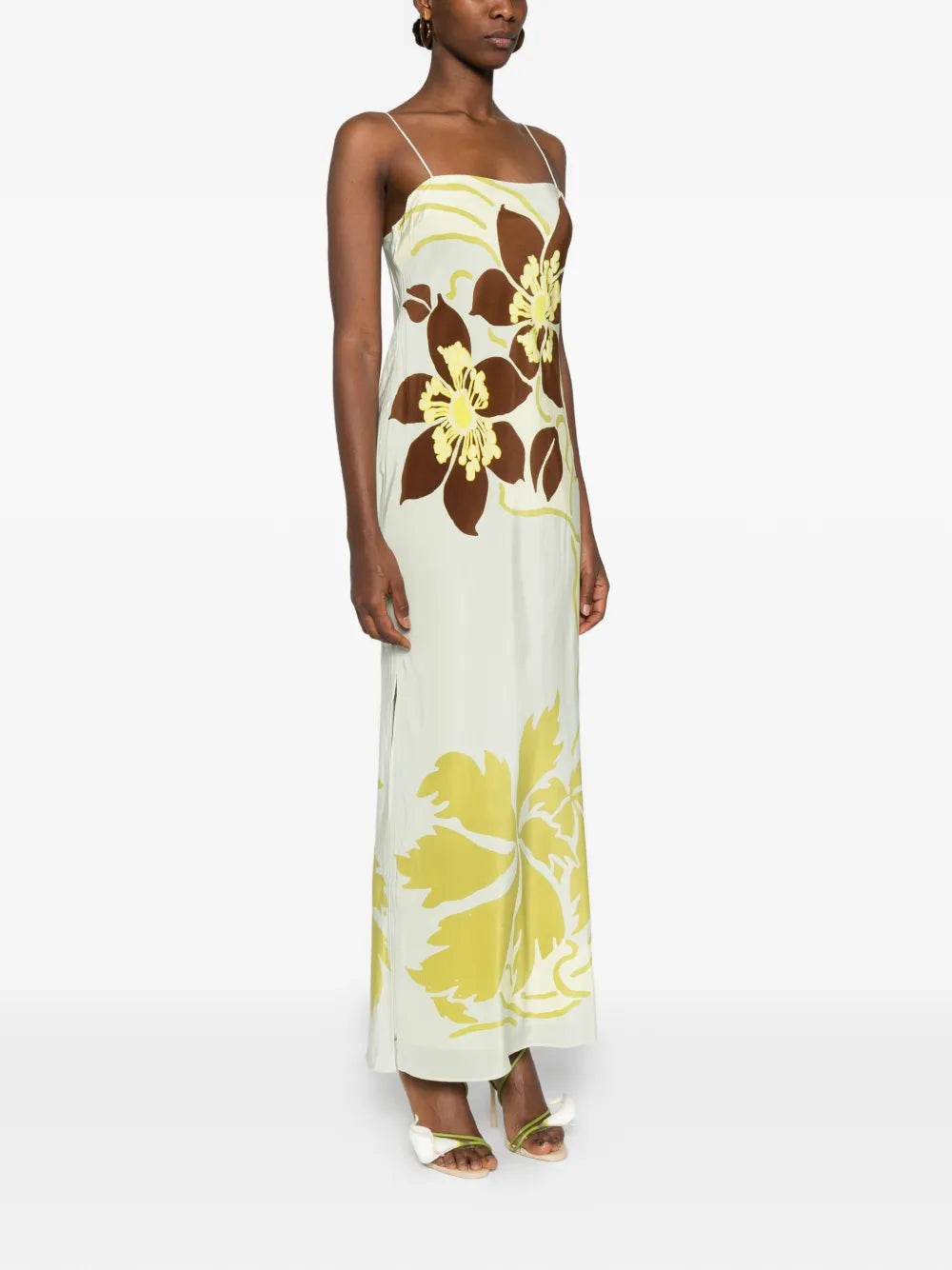 printed maxi dress