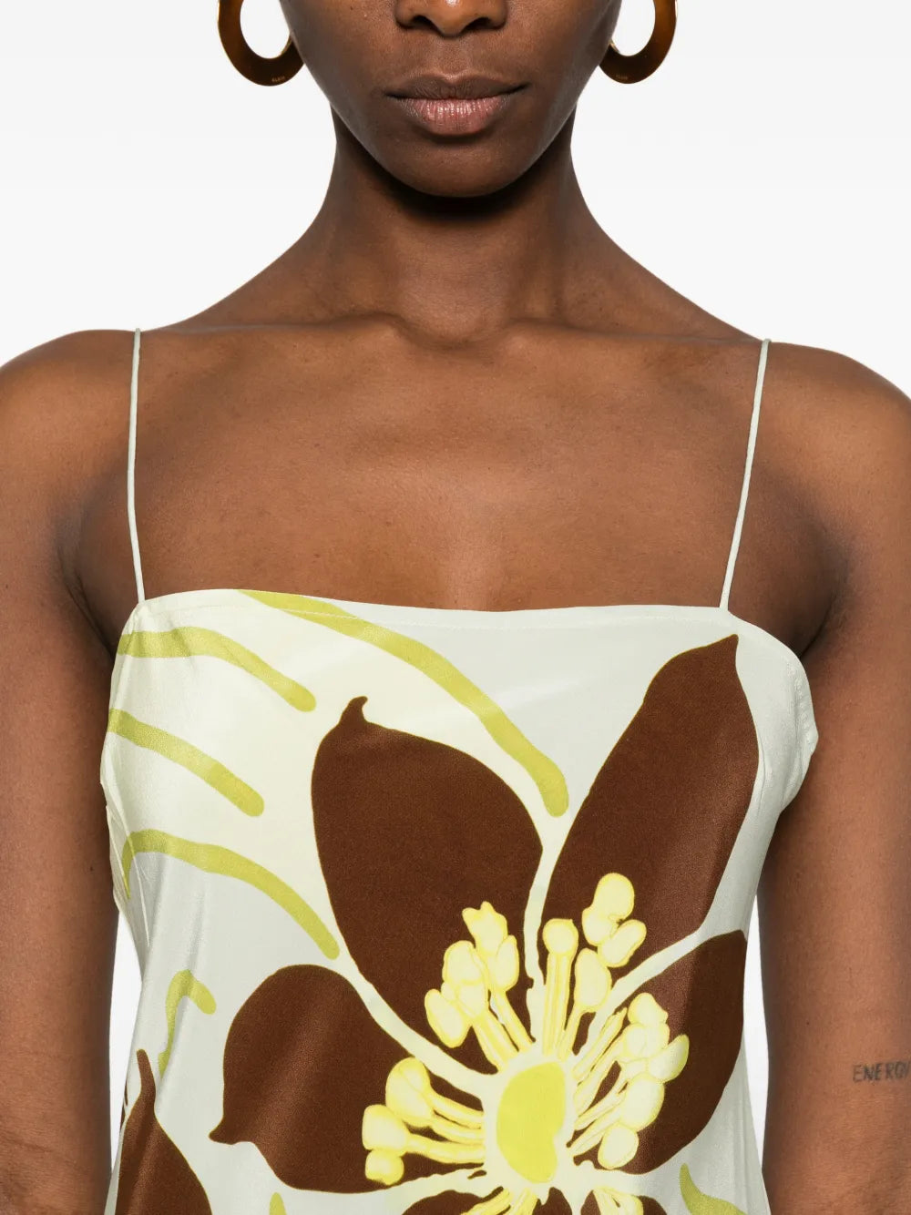 printed maxi dress