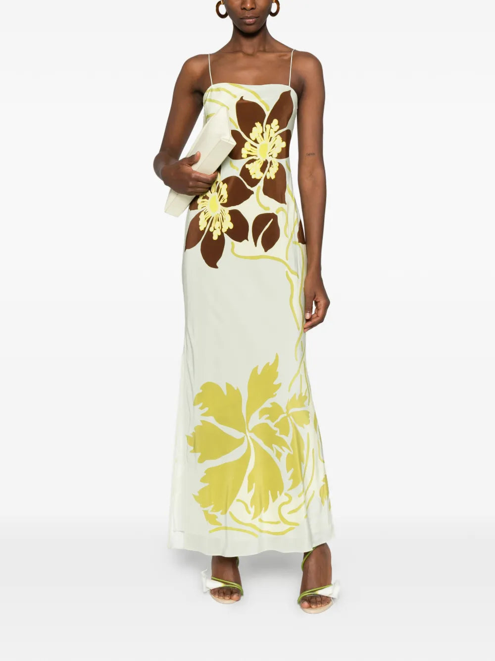 printed maxi dress