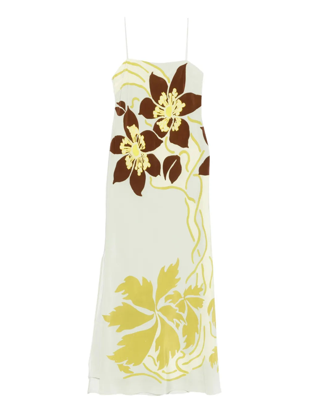printed maxi dress