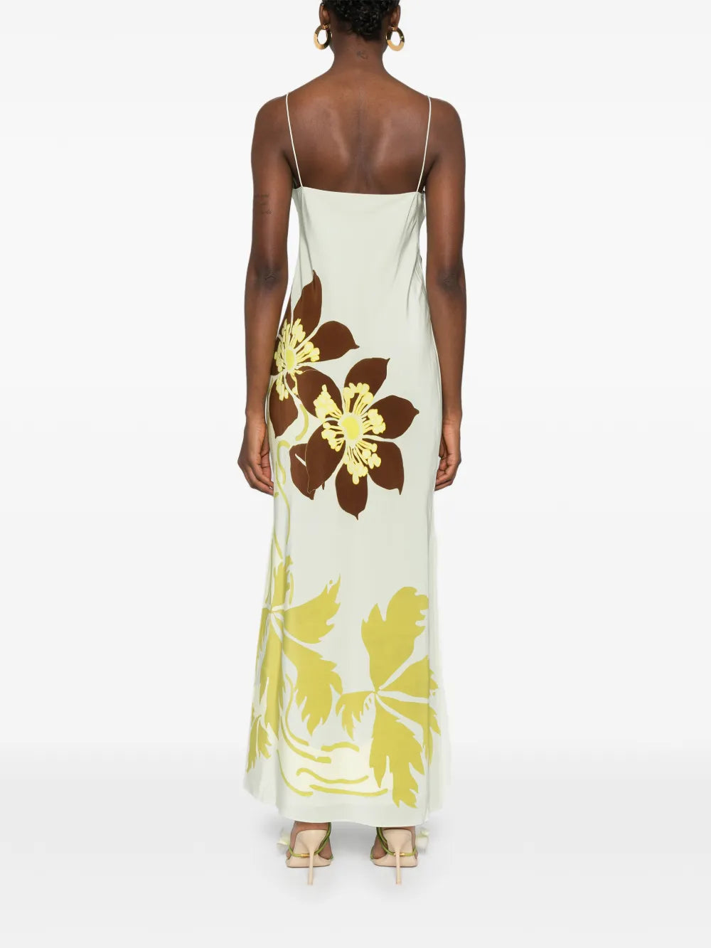 printed maxi dress