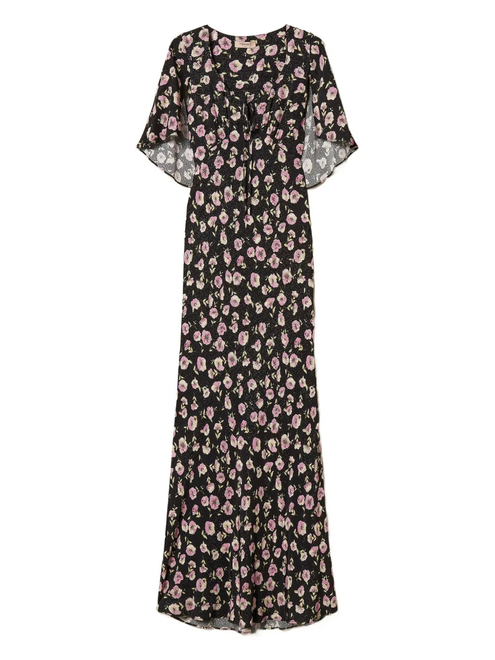floral-print maxi dress