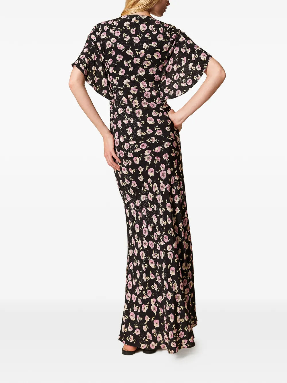 floral-print maxi dress