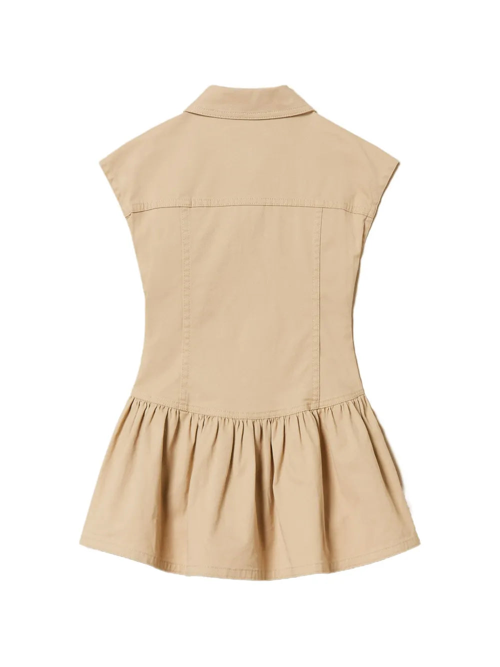 tiered shirt dress