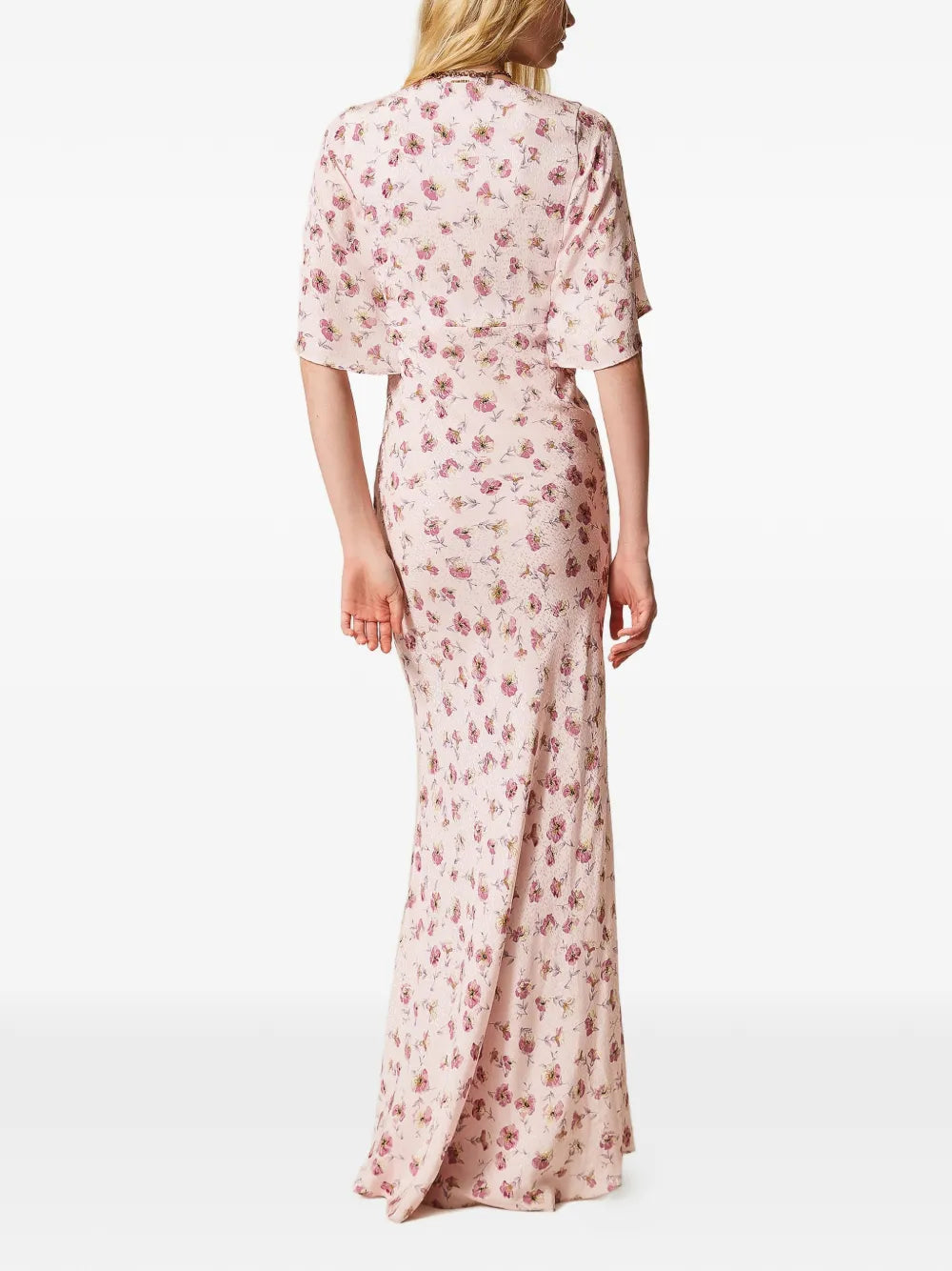 floral-print maxi dress