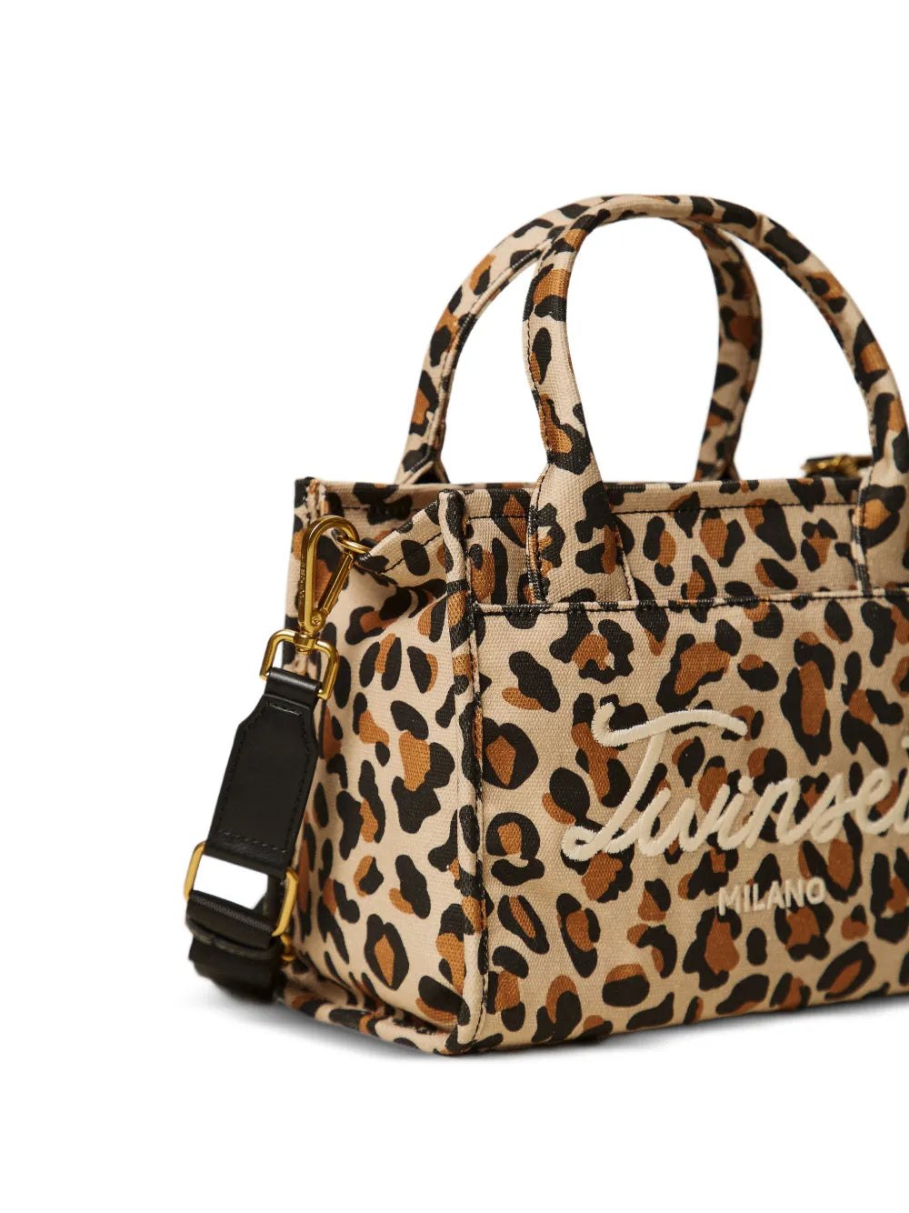 leopard-print tote bag