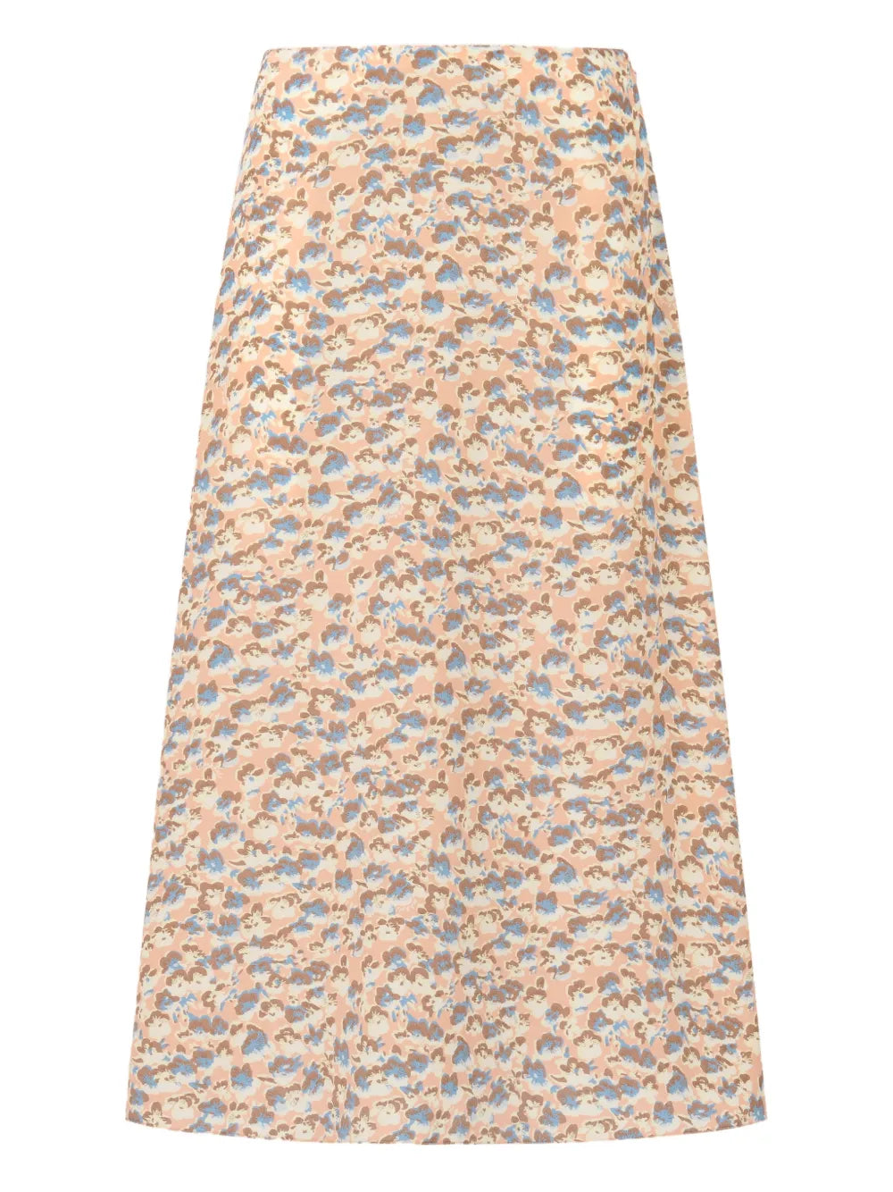 Floral Print Midi Skirt