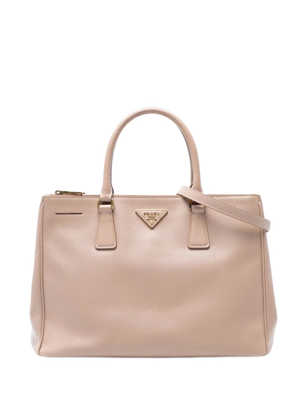 2000-2025 Medium Saffiano Lux Galleria Double Zip satchel